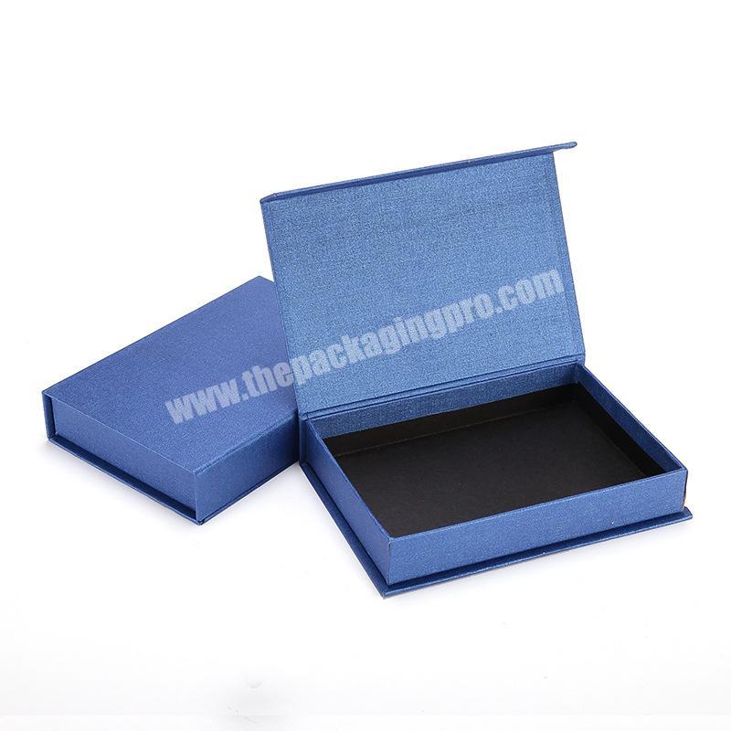 Custom Luxury Blue Magnetic Closure Gift Box Folding Cardboard Special Paper Packaging Box For Underwear