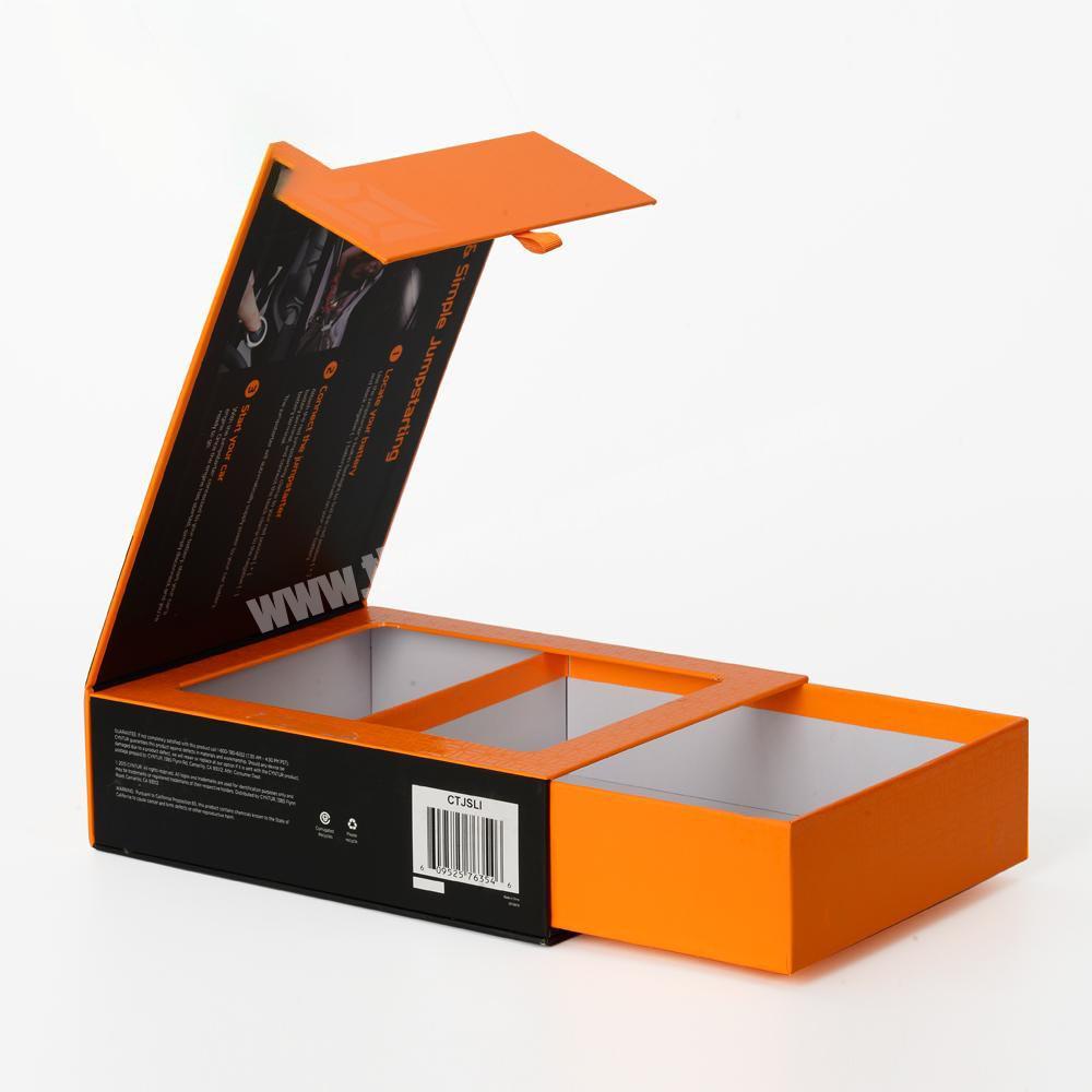Custom Luxury Boutique Rigid Cardboard Magnetic Closure Box Custom