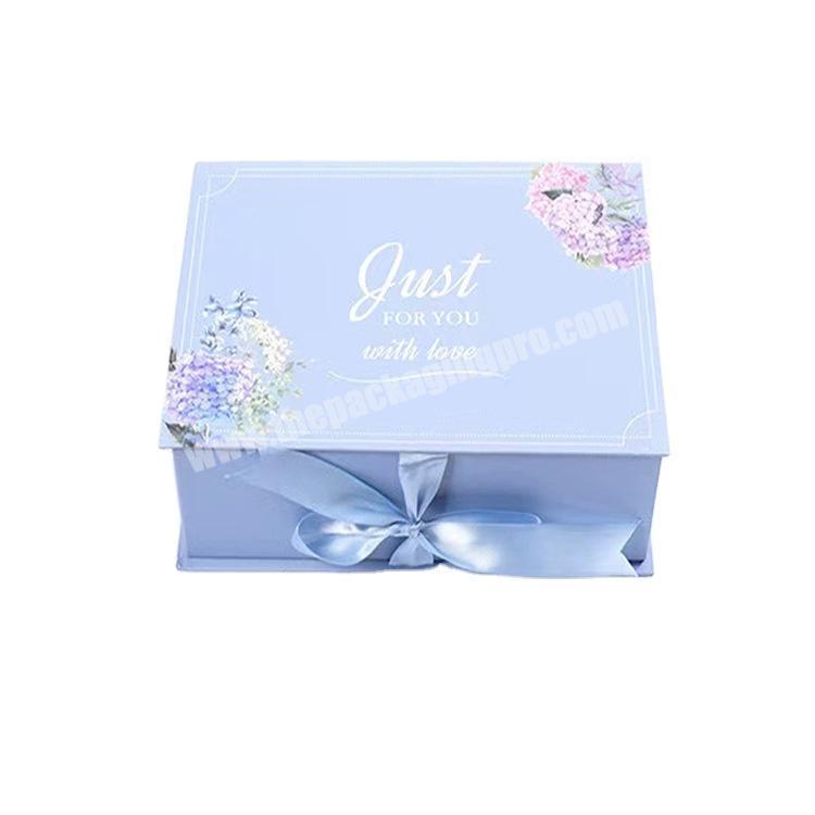 Luxury  Cardboard Foldable Gift Box Print Paper Clamshell decorative book shape boxes