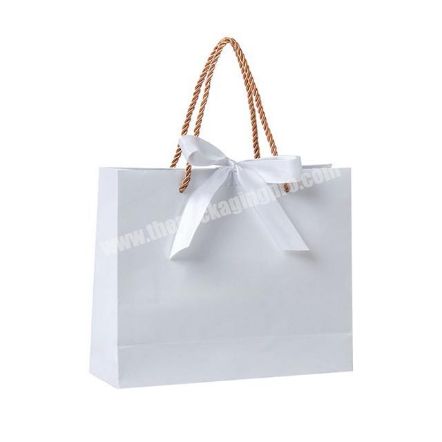 Luxury Cardboard Logo Custom Accept Packaging Shopping Paper Bag for Clothes Shop
