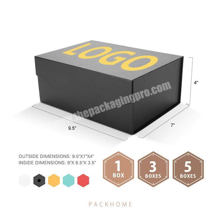 Luxury Custom Folding Large Foldable Paper Packaging Gift Box