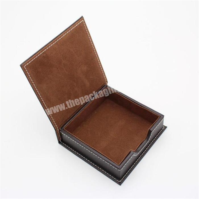 Luxury Custom Leather Texture Cardboard  Magnetic Packaging Boxes Magnet Closure Gift Box