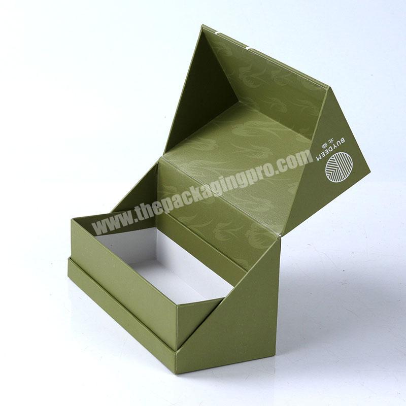 Luxury Custom Logo Flip Top Cardboard Paper Magnetic Closure Gift Box with Lid