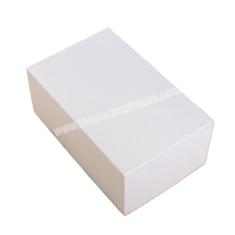 Luxury Custom  cardboard headphone packaging black white mobile phone  packing box
