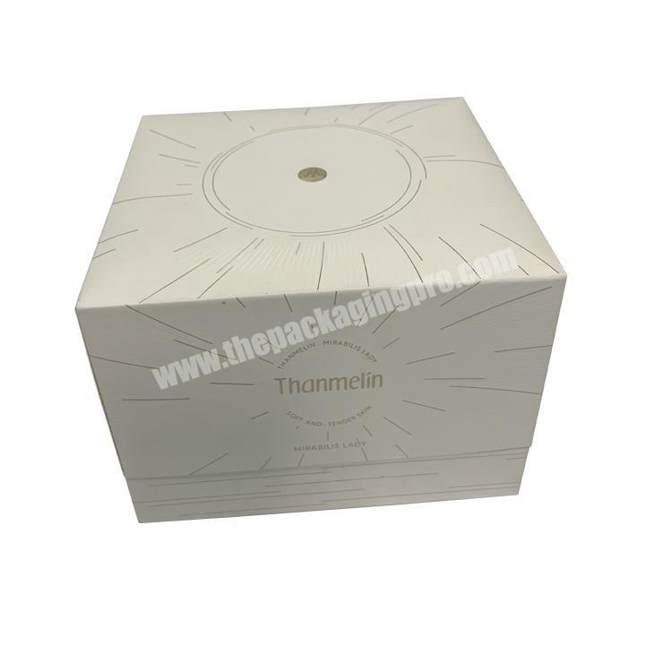Luxury  Customzied Print Logo Lid and Base Box Cardboard Cosmetic Packaging Boxes For Perfume