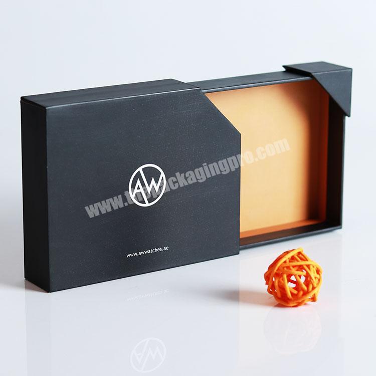 Luxury Design Wholesale Drawer Shaped Cardboard Paper Wallet Packaging Box