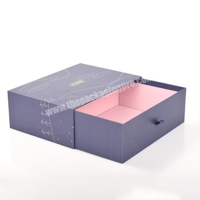 Luxury Fancy Paper Large Drawer Packaging Gift Box for Clothes