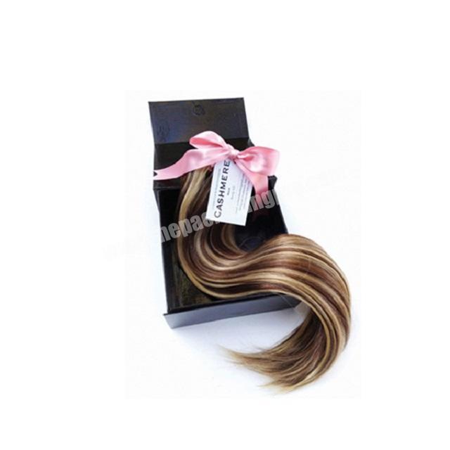 Luxury Hair Weave Bundle Extensions Logo Custom Boxes For Packaging Hair
