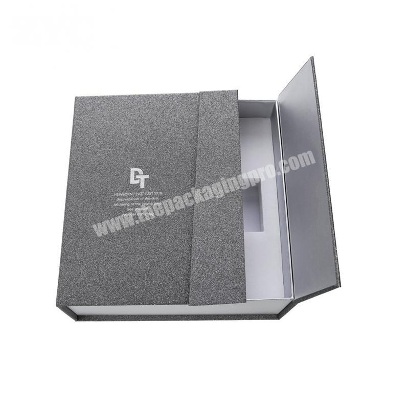 Luxury Magnetic Hard Paper Cardboard Package Gift Box With Foam Insert