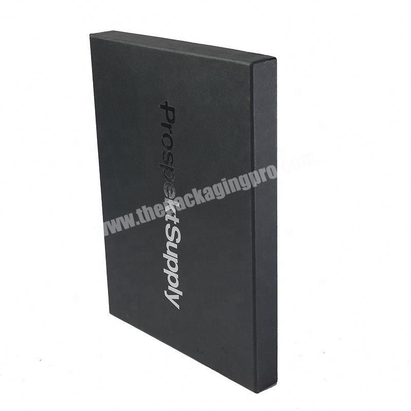 2020 factory black corrugated gift packaging mailer paper boxes custom clothing box with your own logo