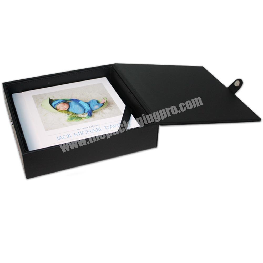 Luxury Rigid Custom Paper Logo Printed Photo Album Gift Box