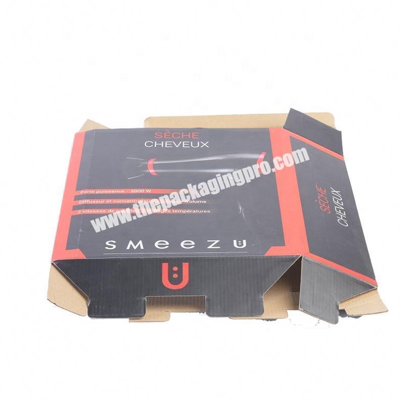 High quality corrugated folding box for dress and suits