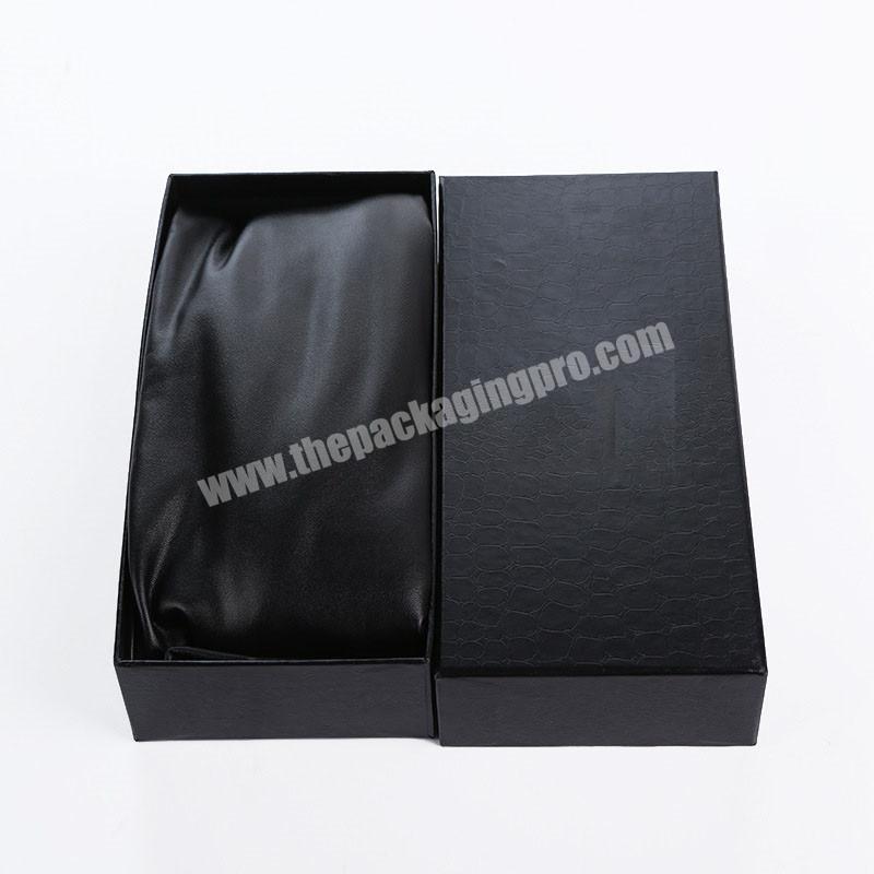 Luxury black packaging belt box