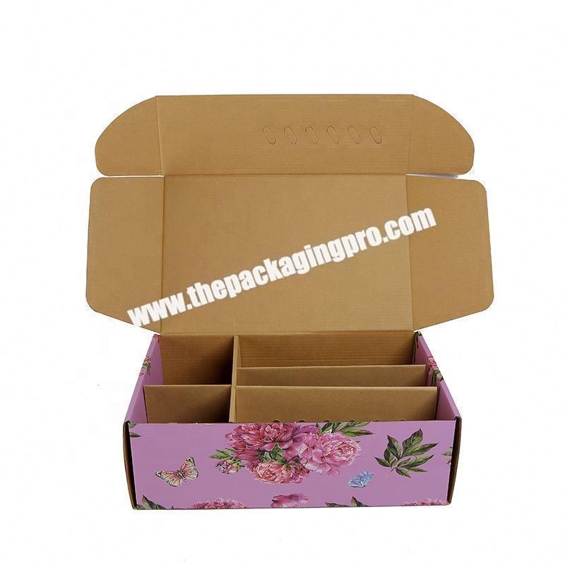 Customized printed corrugated paper shipping box for large apparatus