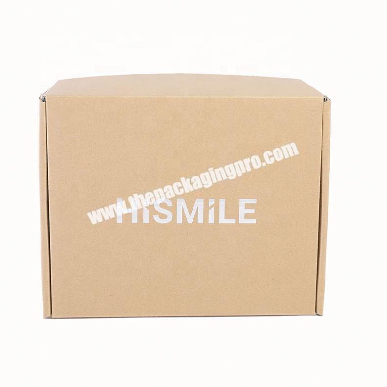 Eco-friendly custom corrugated paper shoe packaging boxes