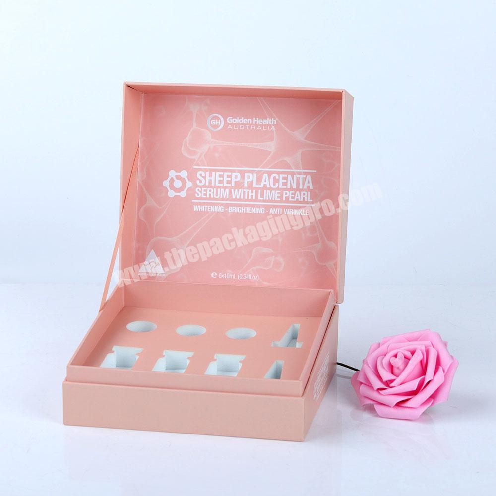 Luxury customize cardboard package gift boxes custom logo magnetic paper cosmetic packaging box