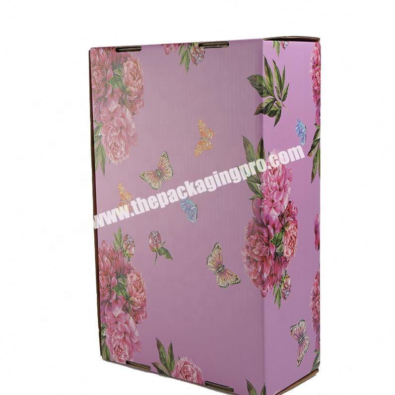Elegant custom printing assemble by yourseld folding drawer clothing packaging paper box