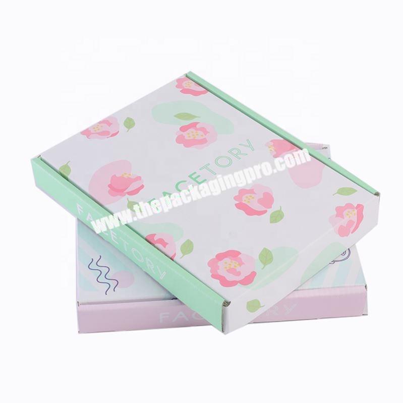 Cheap facial mask packaging custom designed cosmetic paperboxes
