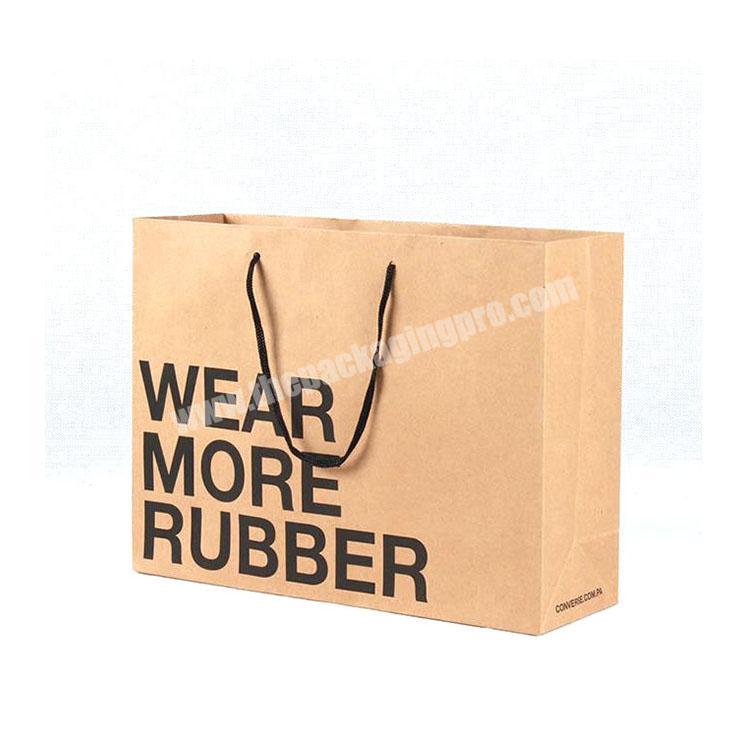 Manufacture Simple Design Custom Logo Printed Paper Shopping Gift Bag