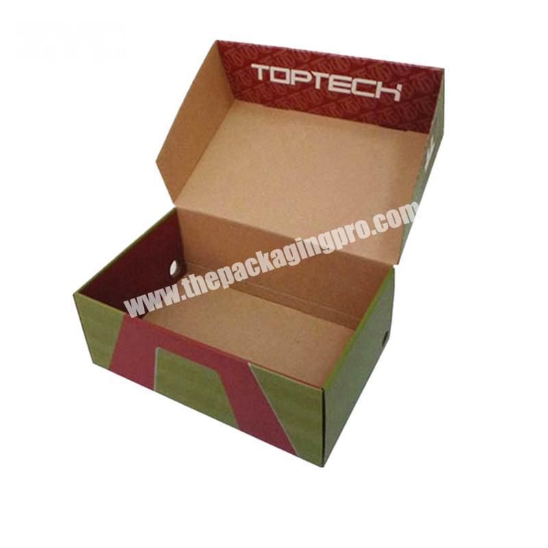 Manufacturer Custom Design Corrugated Carton Package Box for Shoe