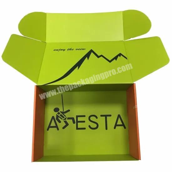 Manufacturer custom logo shipping  packaging box making machine corrugated box for packaging products