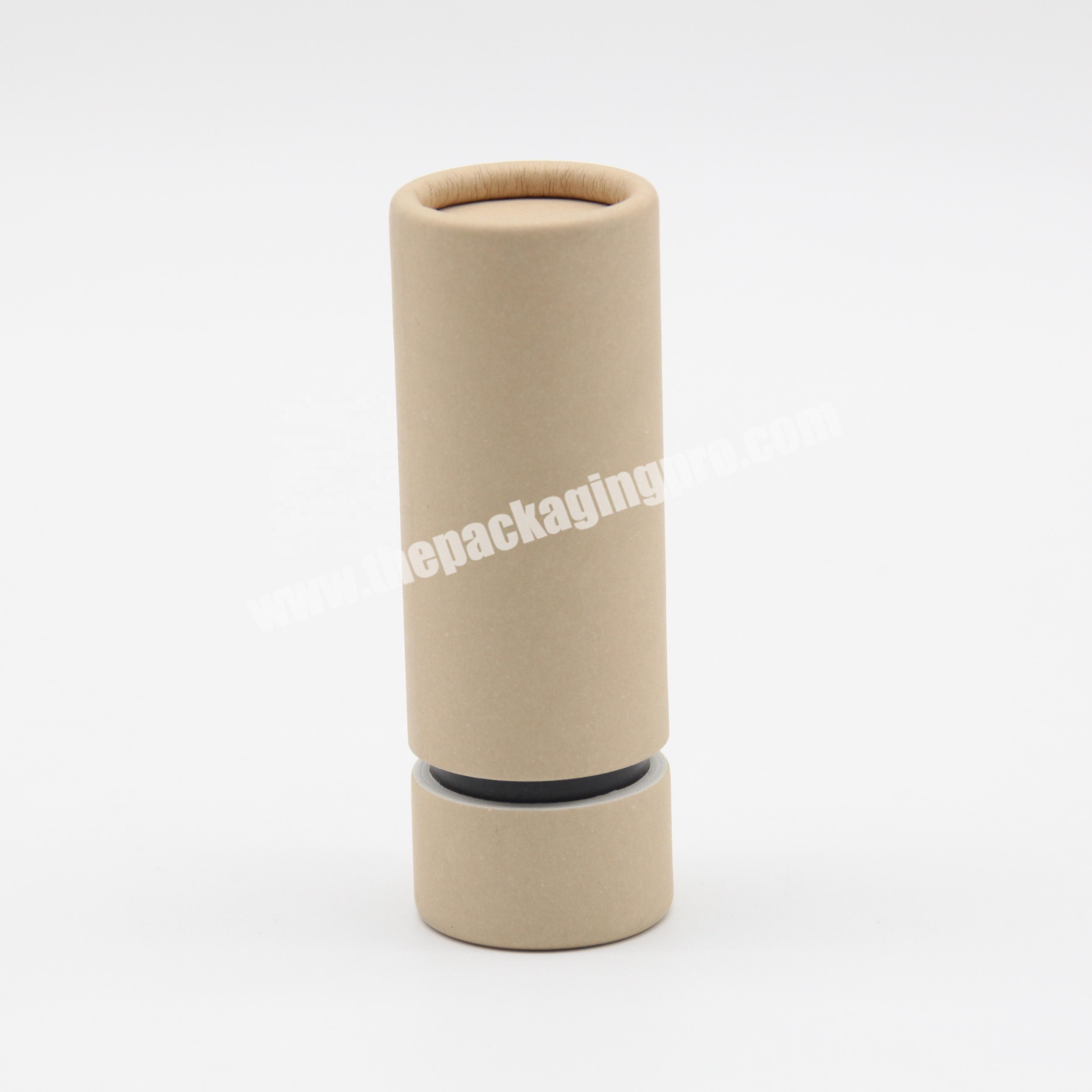 Manufacturer luxury cardboard electronic paper tube  round packaging box with special linen paper for Audio equipment paper box