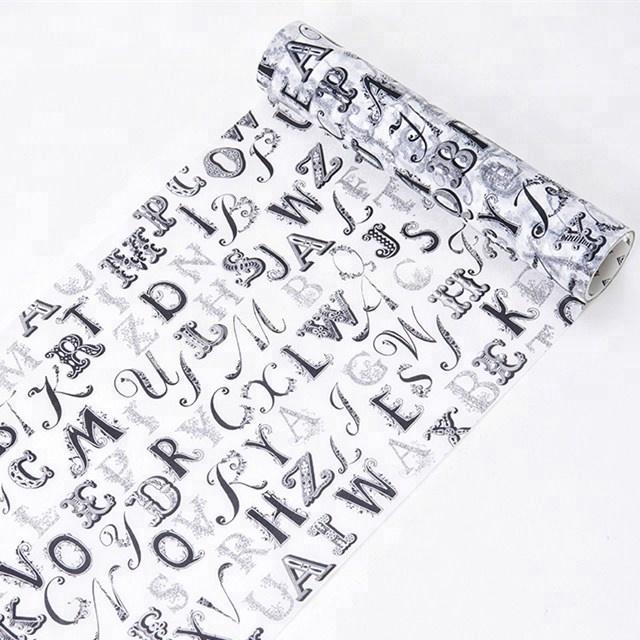 Meaningful English letters printed washi tape china custom