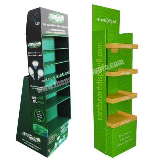Mobile Phone Case Cardboard Display Floor Shelves Display Standing for Phone Accessories Retail Promotion