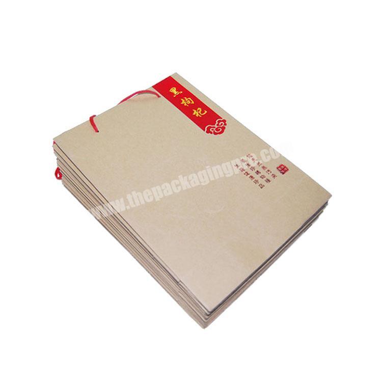 Most Popular Factory Outlet Customizable Size Kraft Paper Shopping Gift Bag