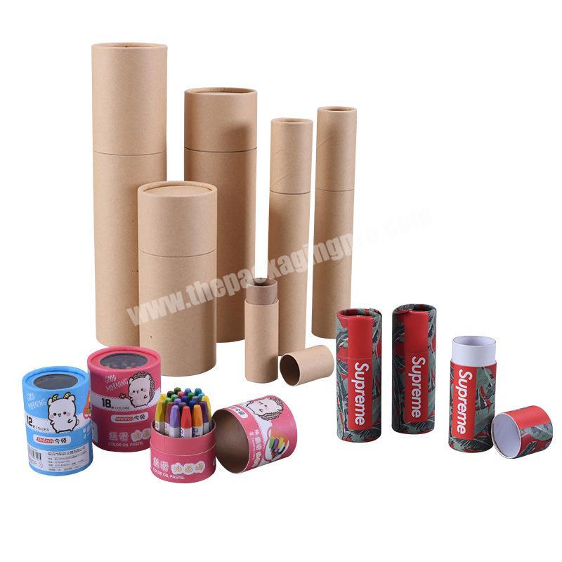 New Arrival Hot Logo Gift Biodegradable Cardboard Paper Postal Tubes Packing Tubes Posters