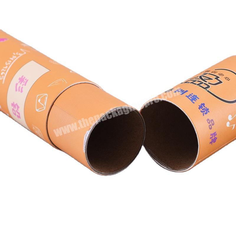 New Custom Size Made of  Kraft Cardboard Paper Tube With  Packaging for pencil with children