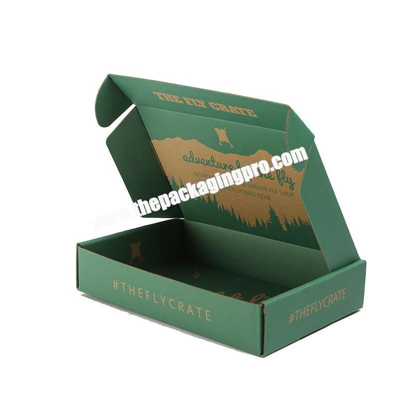 New design and high quality wholesale corrugated box color printing shipping box with matt lamination