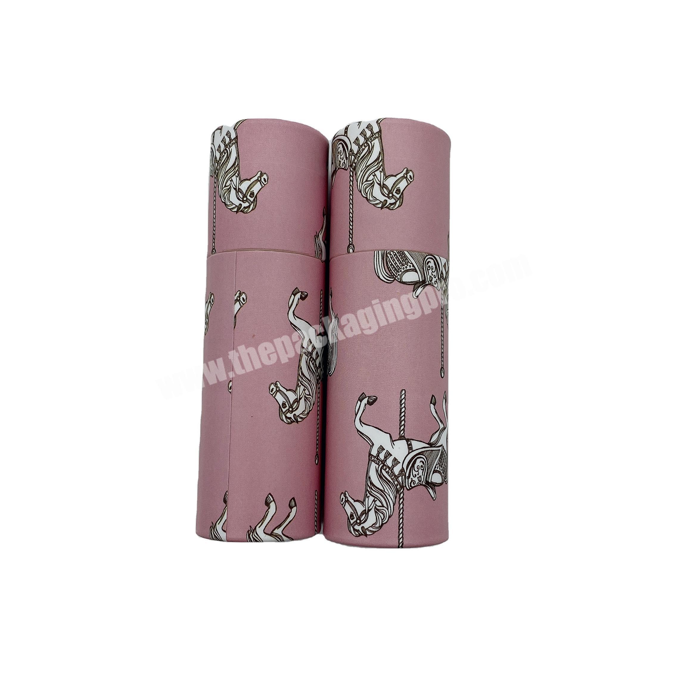 Nice price Manufacturer Empty Kraft Paper Push Up Cylinder Box For Lipstick Tubes Packaging