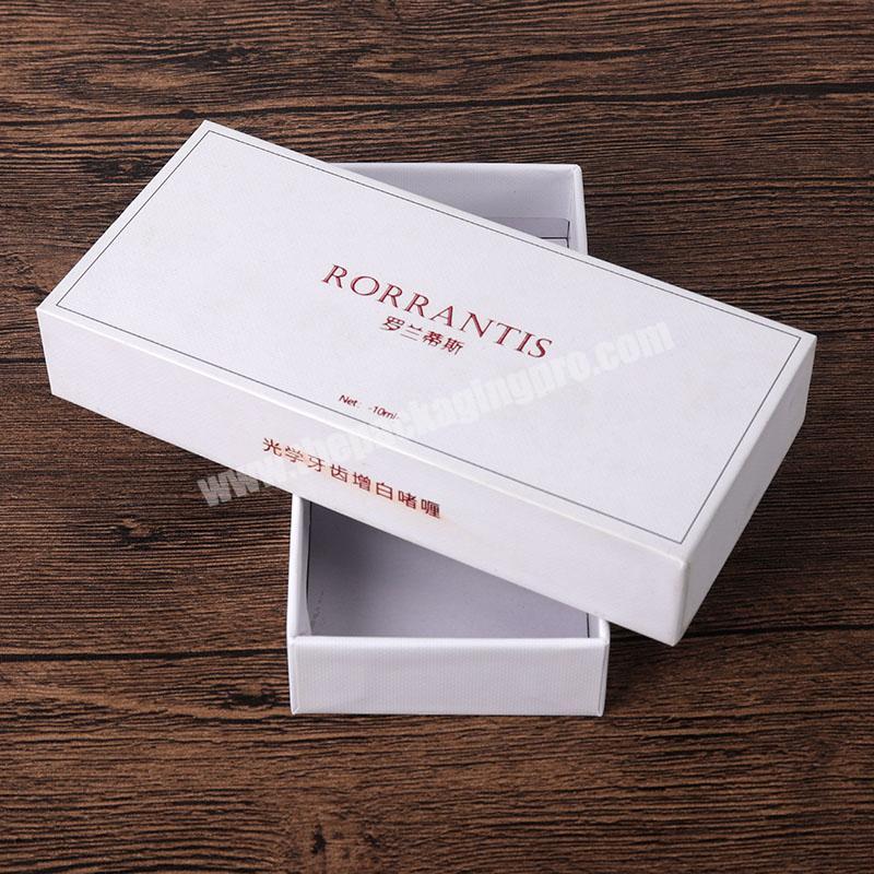OEM White Card Box Customized Tea Packaging Box with Drawer Dessert gift box