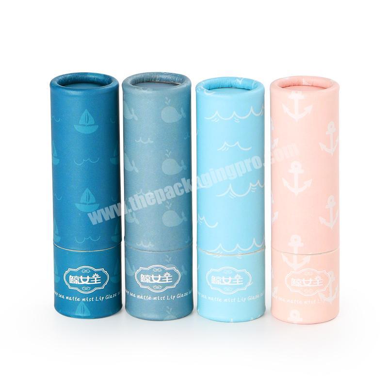 empty lipstick tubes DIY private label cosmetic lip balm paper tubes with 3g 4.5g container cup