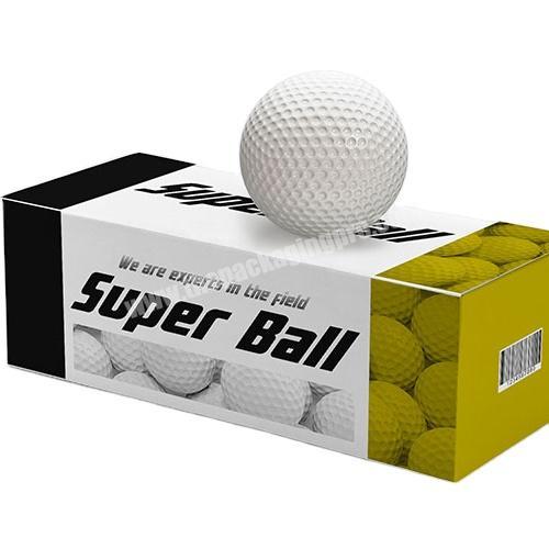 OEM manufacturer cardboard logo printed paper golf balls packaging box