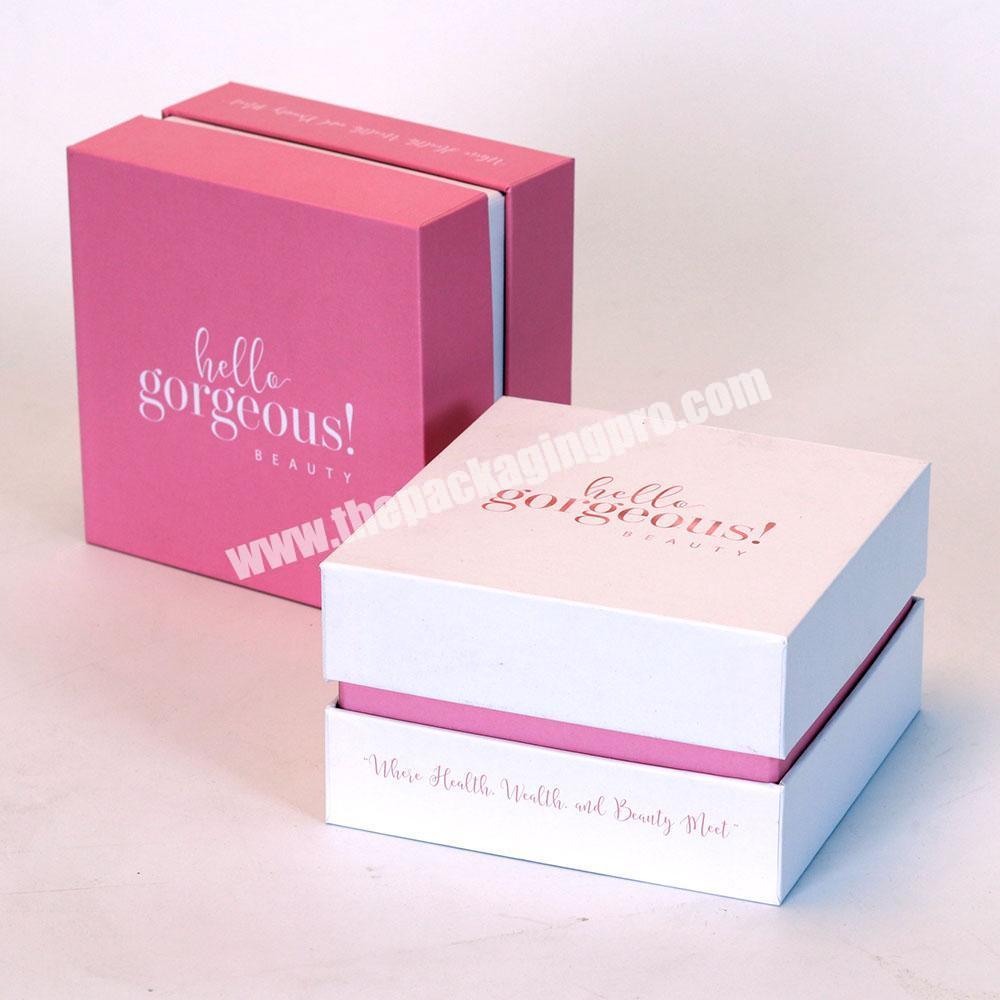 Oem Custom High Quality Gold Stamping Face Cream Gift Box
