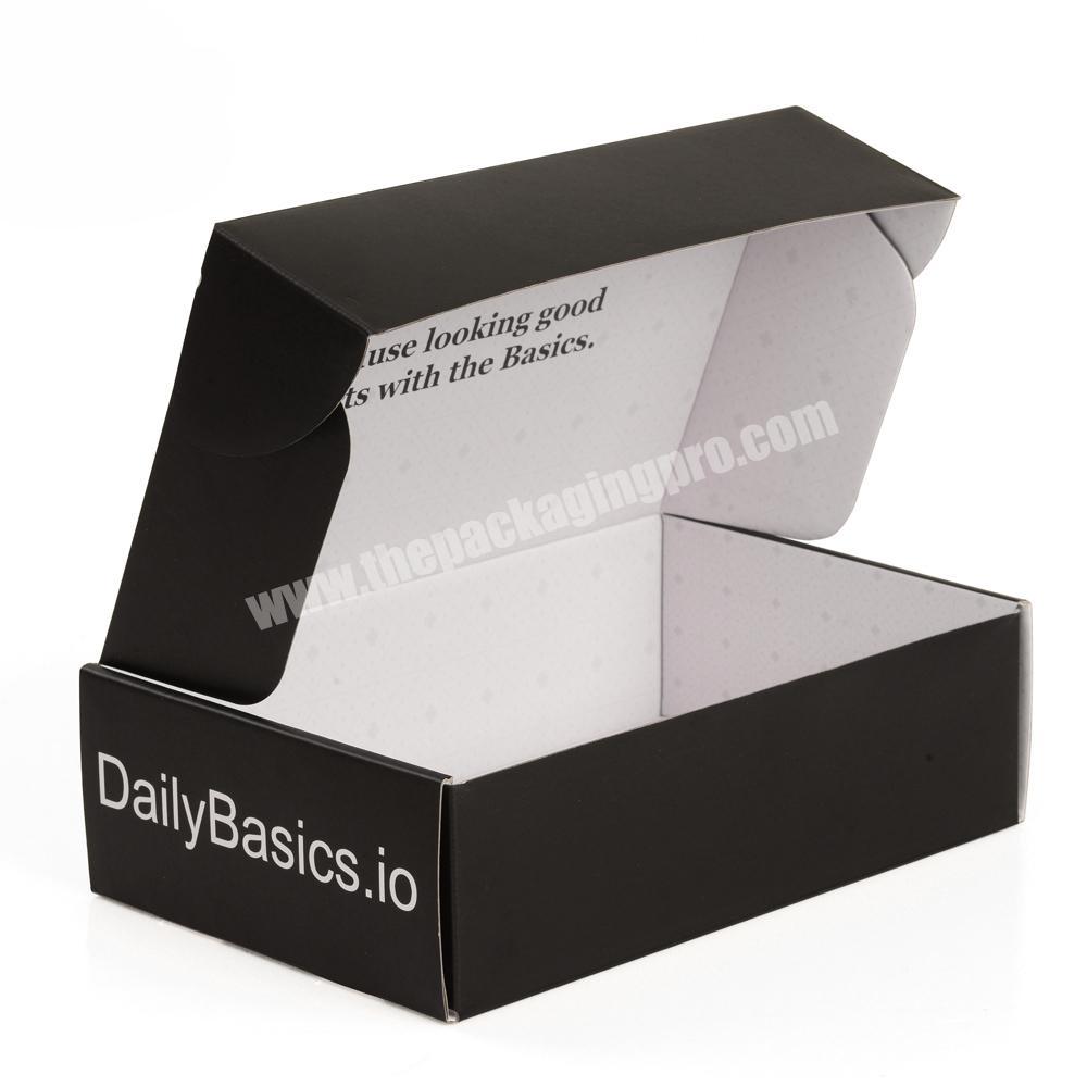 Packaging Paper Carton Shirts Boxes E-flute Corrugated Box Small Box For t shirt