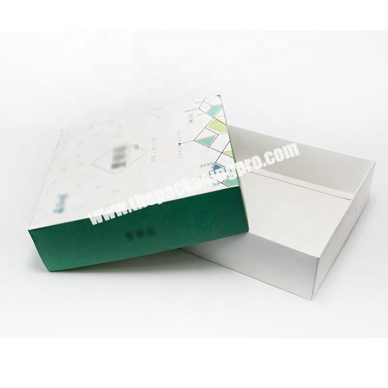 Wholesale Custom Luxury Cardboard Gift Lid And Base Paper Box paper t-shirt packaging box
