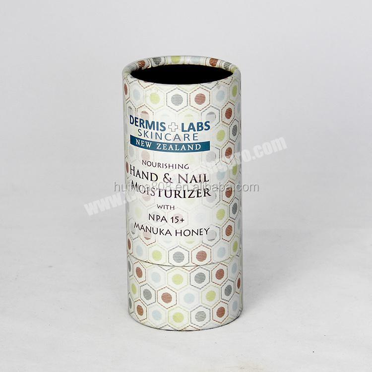 Paper Cylinder for White Vanilla Powder