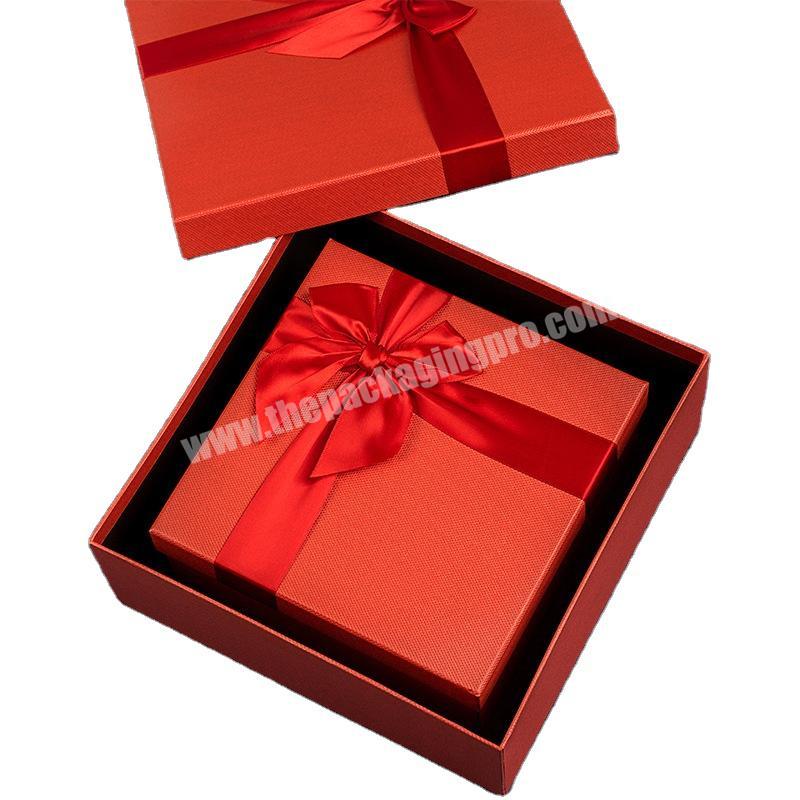 Paper box for  printing custom  cardboard hard paper gift box and  Heaven and earth cover style