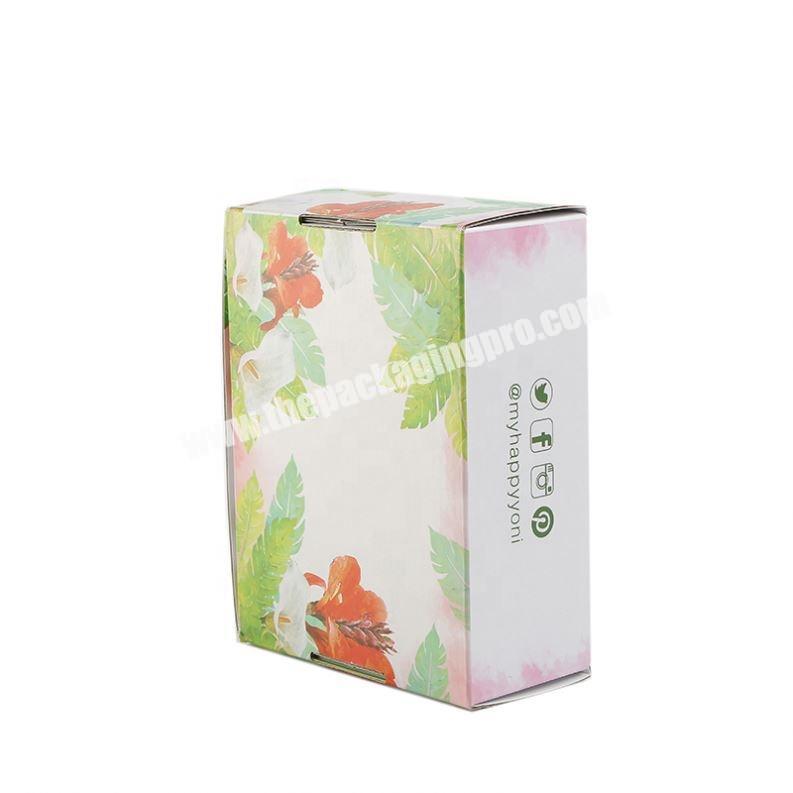Book shape paper box with insert for glass bottle packaging