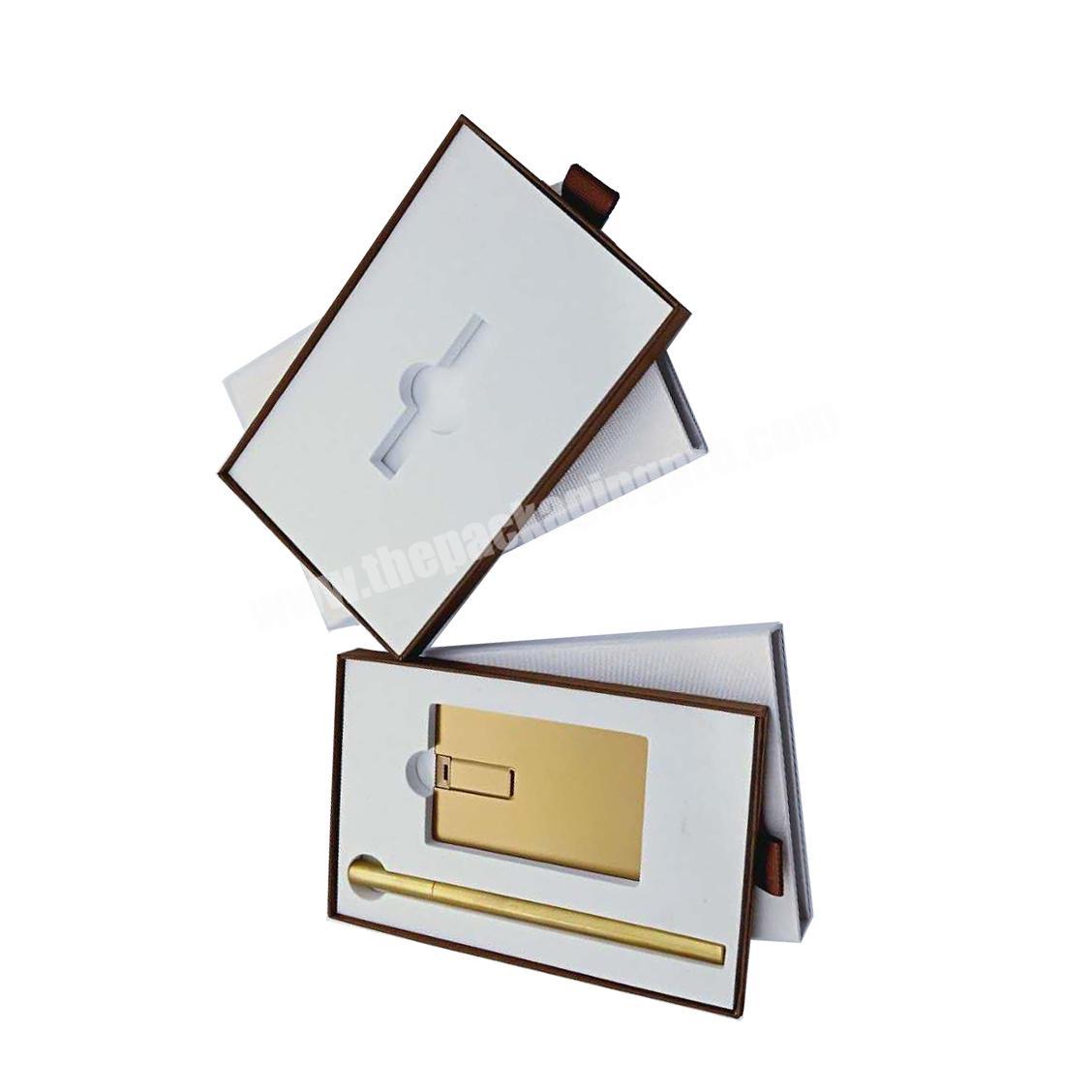 Pen box gift packaging cardboard paper power bank packing boxes for set