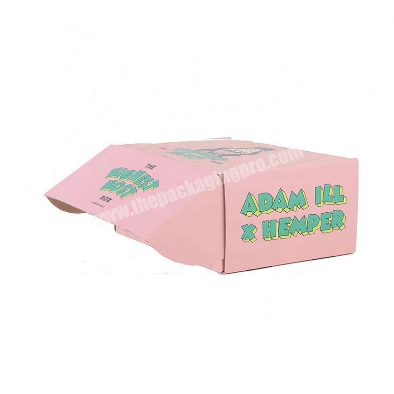 Factory printing custom new design paper folding packaging matte box for hair products