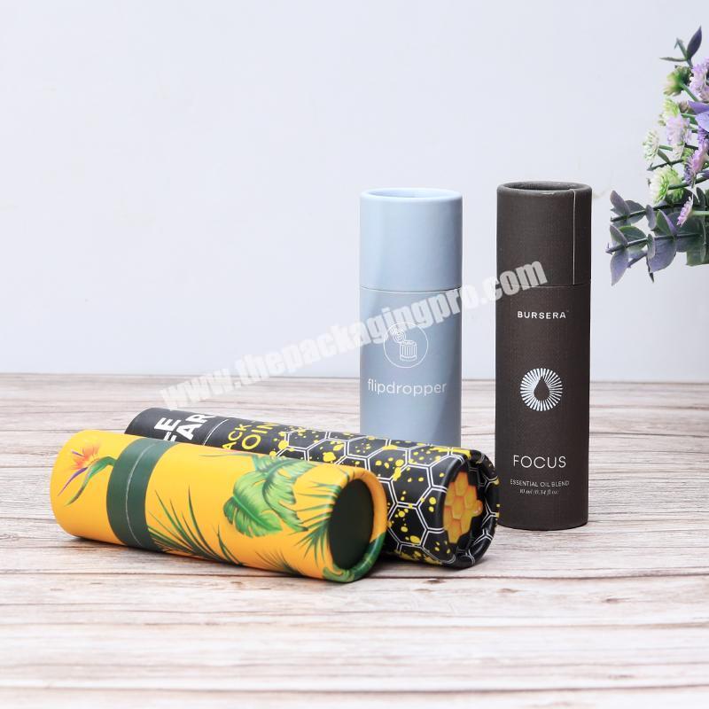 Premium quality round tube gift box paper food grade cylinder chocolate packaging boxes
