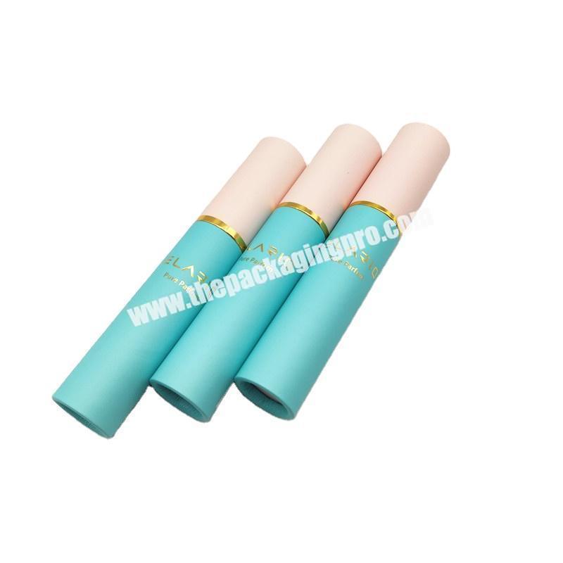 Long Thin Style Round Cardboard Paper Tube Packaging Cylinder Paper Box For Vape Cartridge With Custom Printed