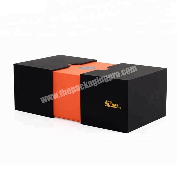 Private Label Custom Hardcover Box in Box Packaging Box with Tray