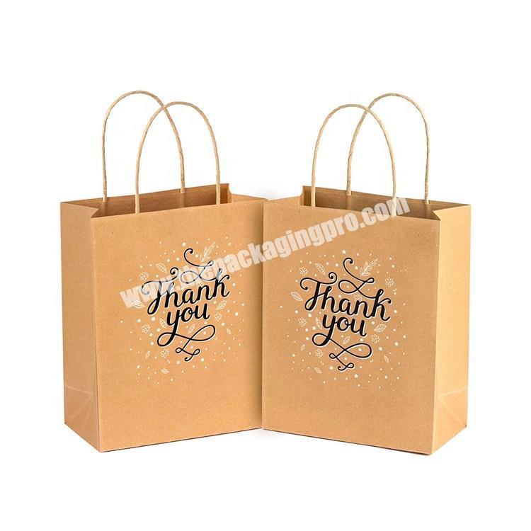 Private label luxury boutique jewellery wedding thank you gift paper bags with your own logo