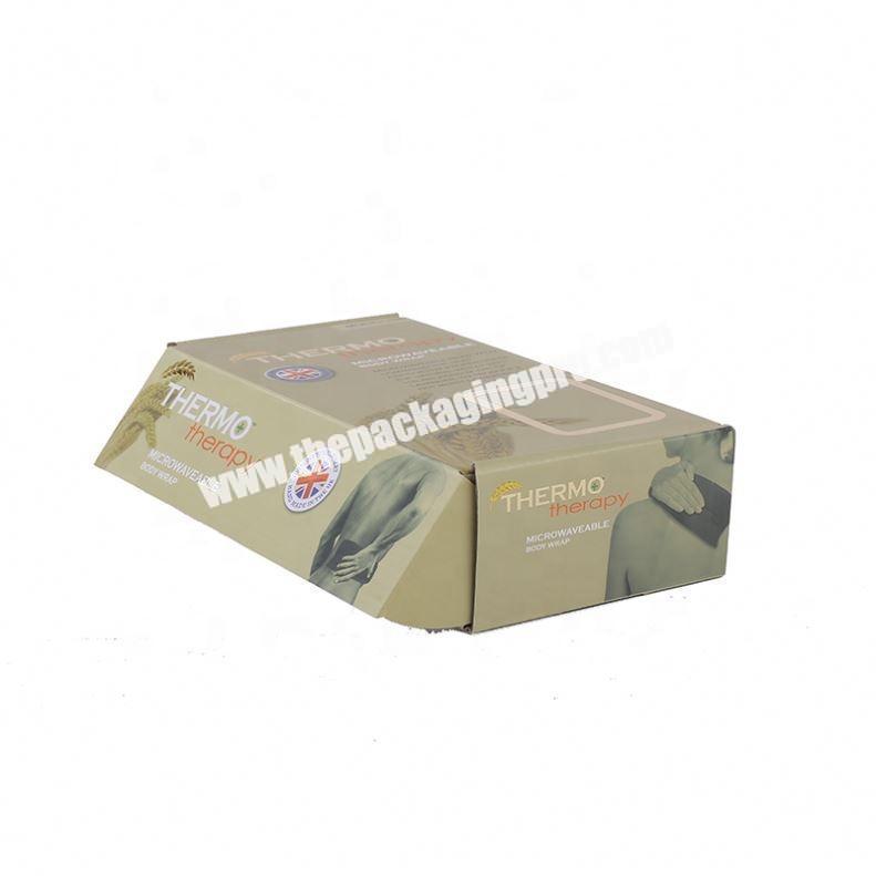 Hot selling pink corrugated paper packaging box for uniforms