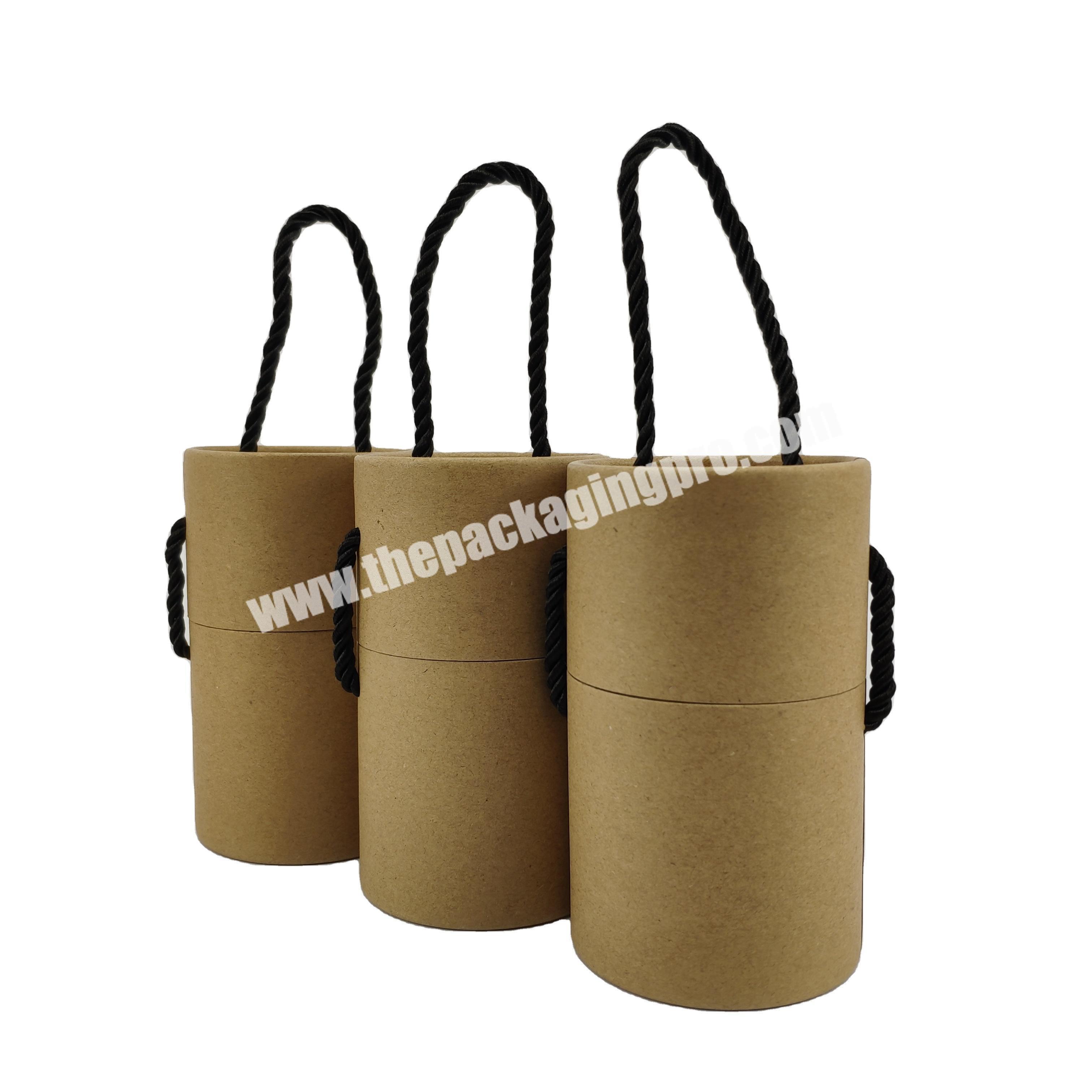 Promotion hot sale kraft paper core tube with hand rope